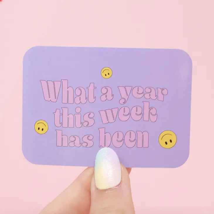 What A Year This Week Sticker