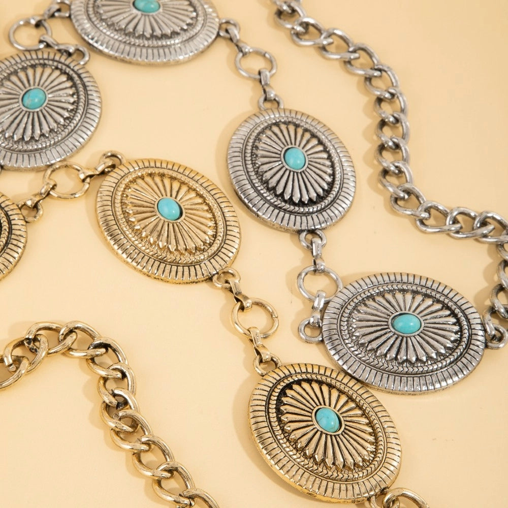 Sarah Ornate Concho Belt
