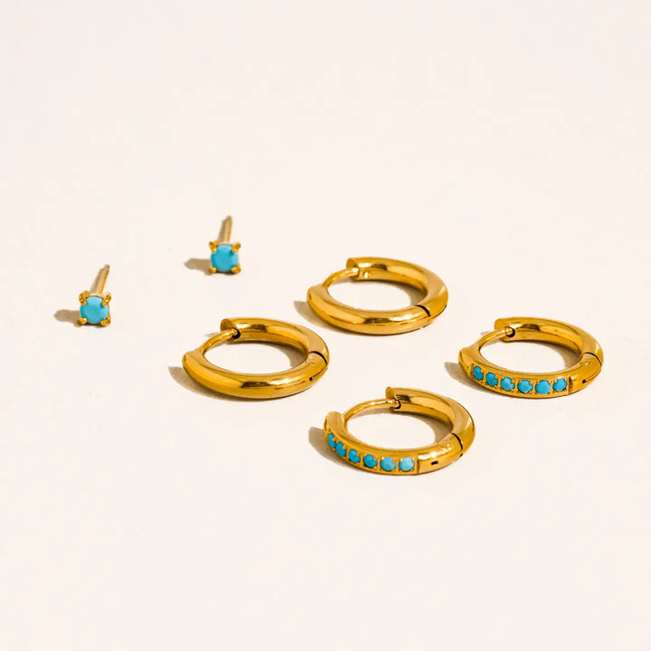 The Ivalo 18K Earring Set