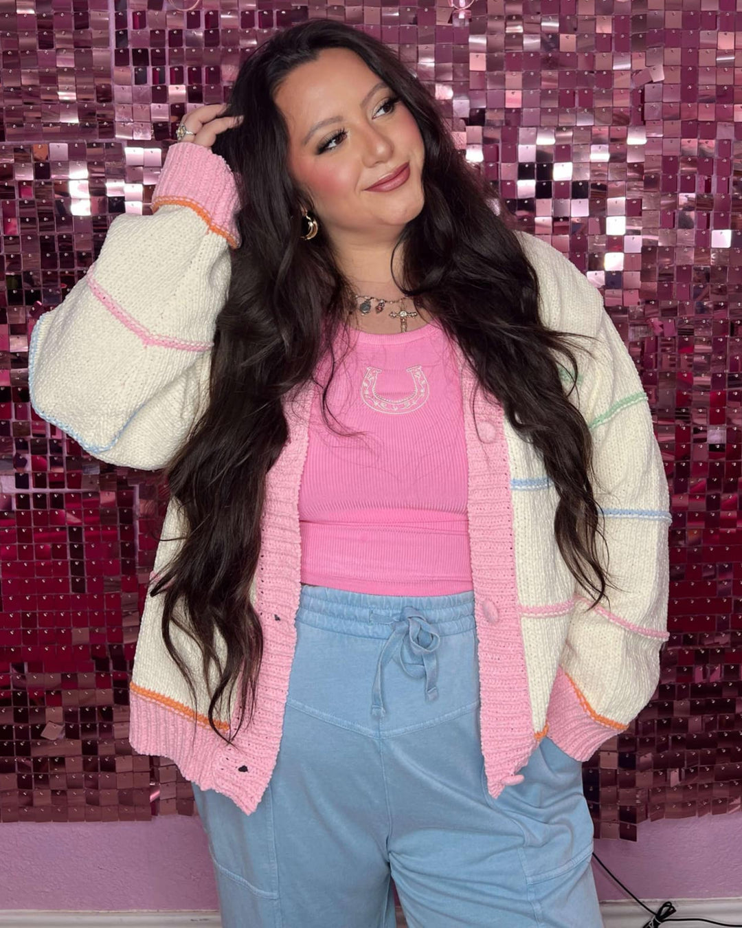 Easy Does It Stripe Cardigan