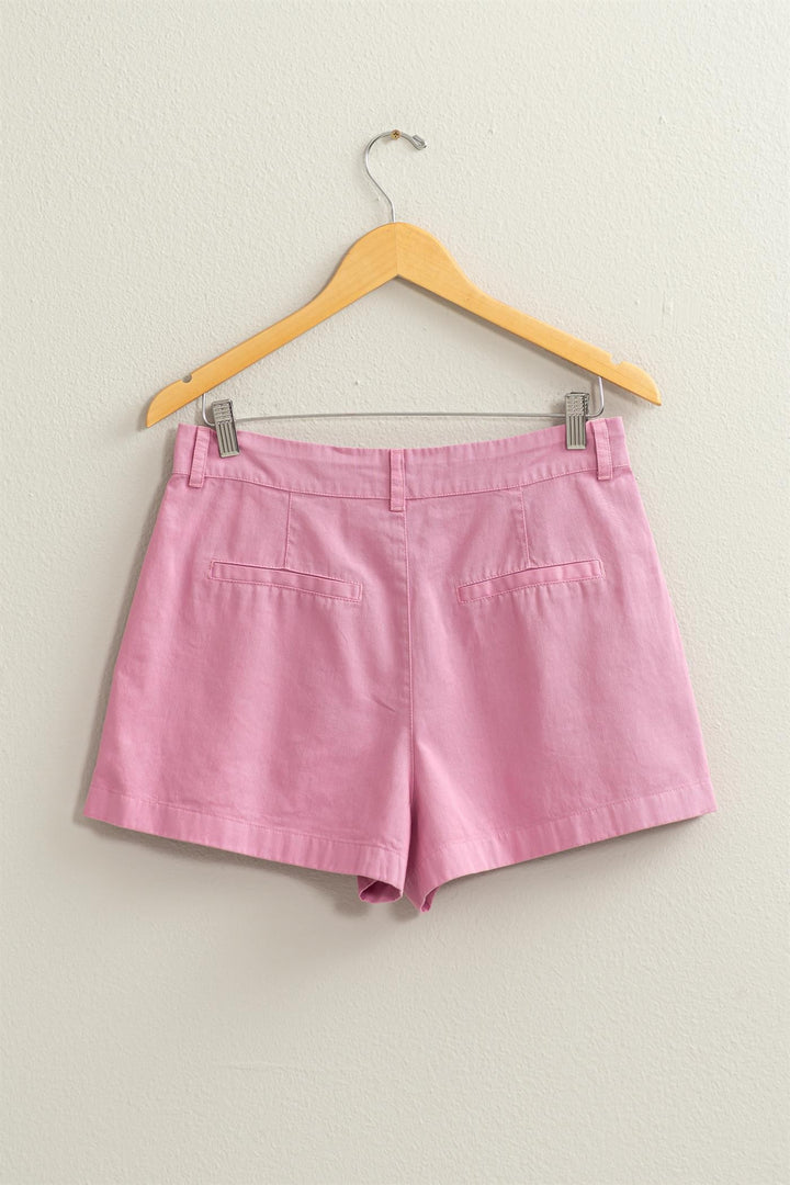 The Jade High Waist Pleated Shorts