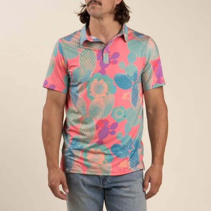 High Noon Nopal Cosmico Performance Polo