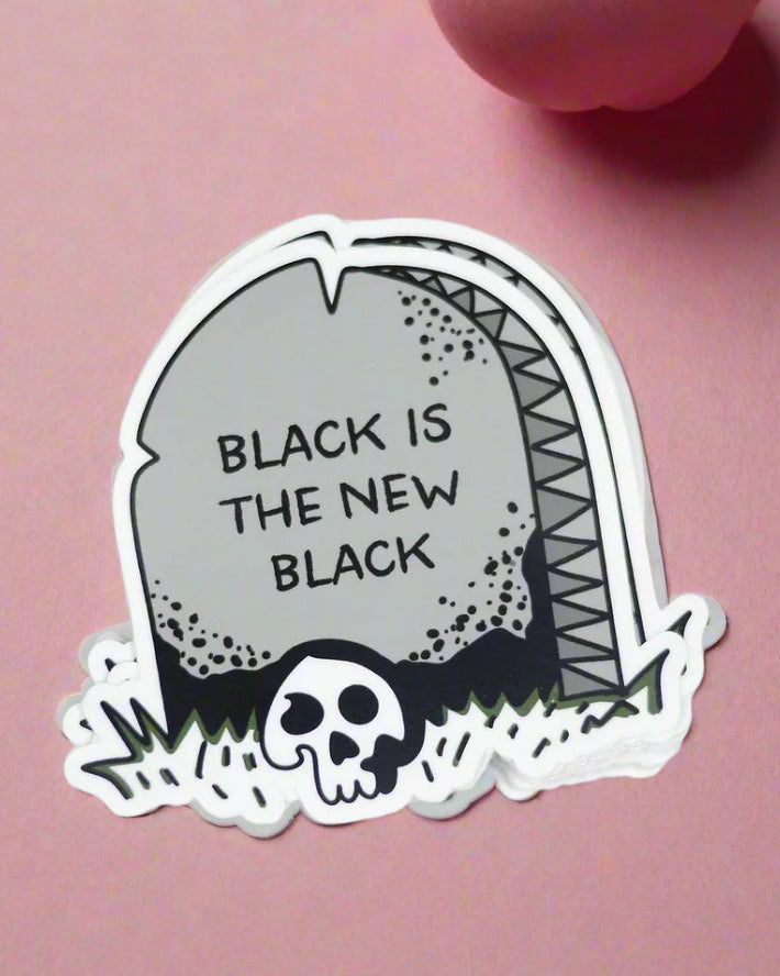 Black Is The New Black Sticker