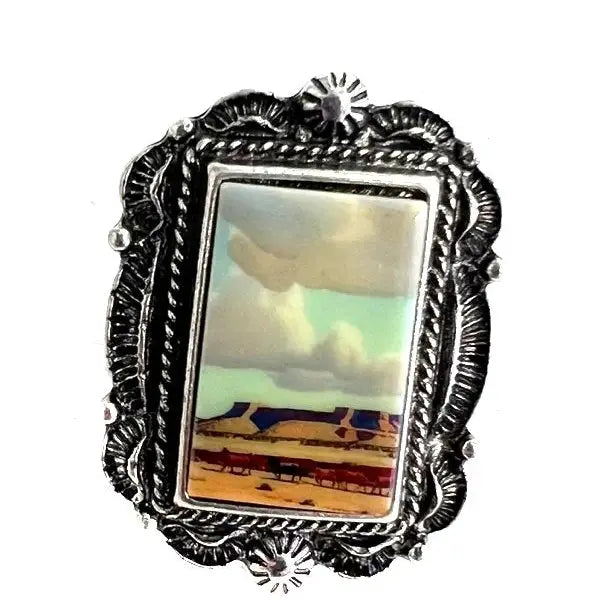 Western Portrait Ring
