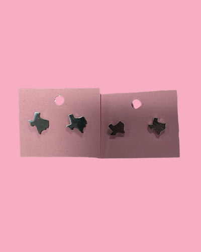 Lone Star Shine Texas Stud Earrings