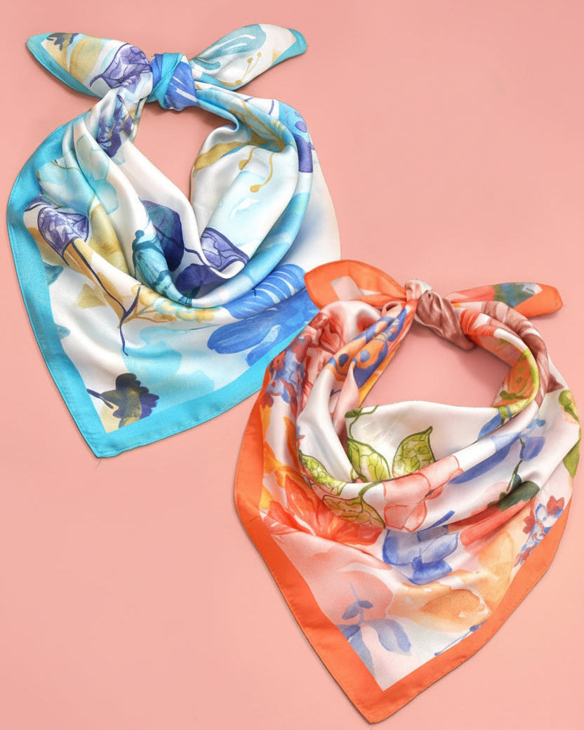 Floral Finish Scarf