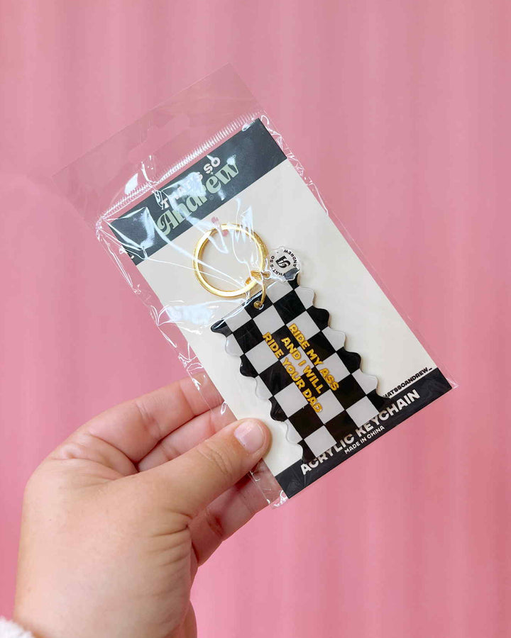 Ride My Ass Keychain
