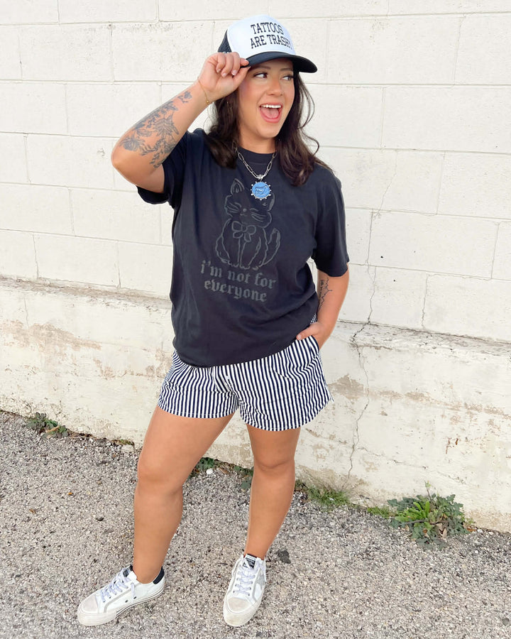 I'm Not For Everyone Cat Graphic Tee