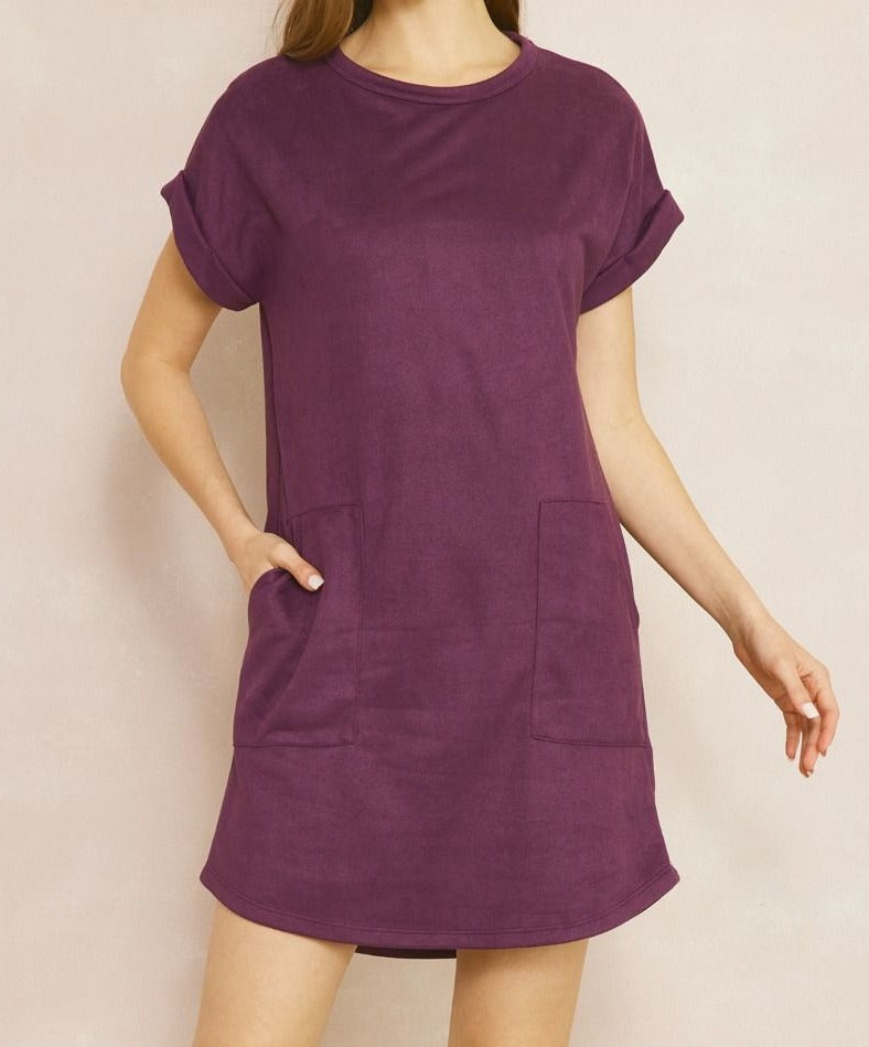 The Jane Suede Dress