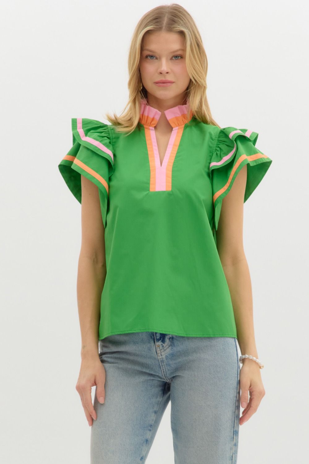 The Memphis Ruffle Top