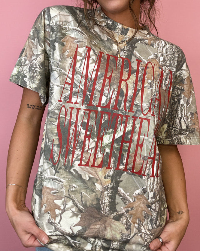 American Sweetheart Camo Graphic Tee