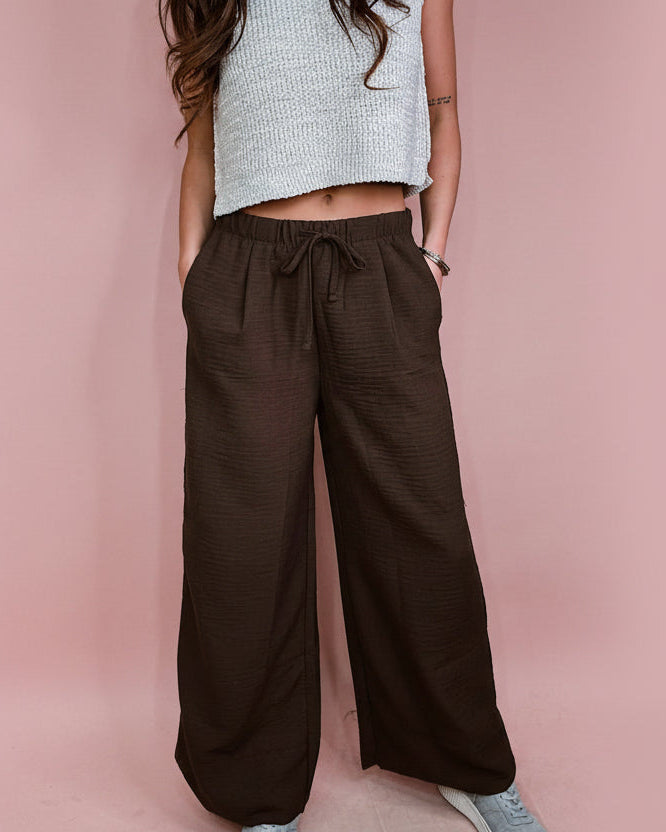 The Breezy Bliss Drawstring Pants
