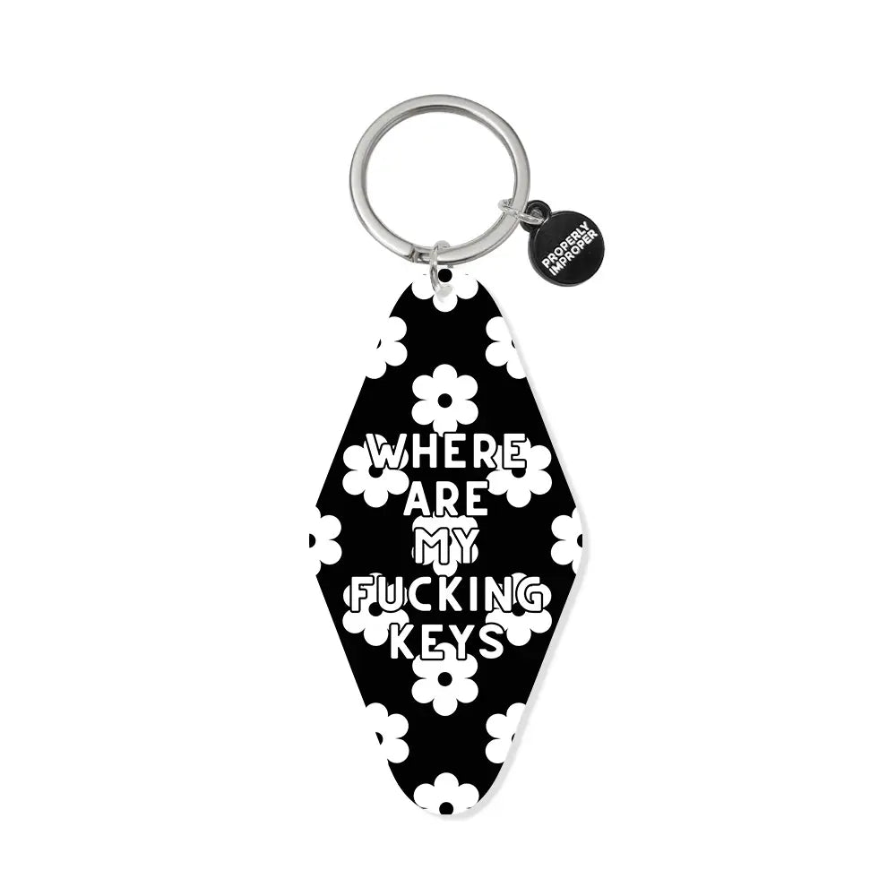 Where Are My Keys Keychain