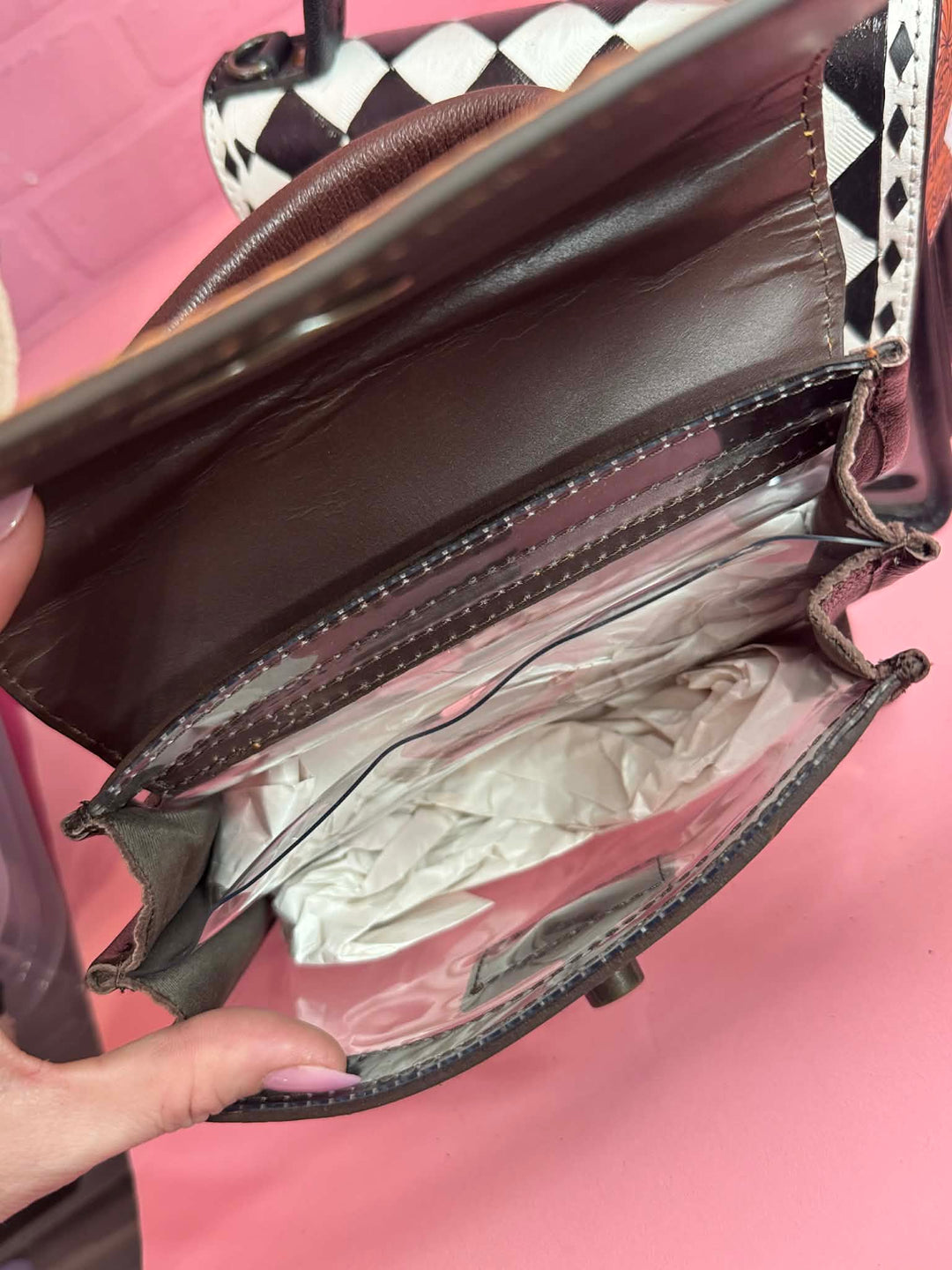 The Clear Creek Check Stadium Bag