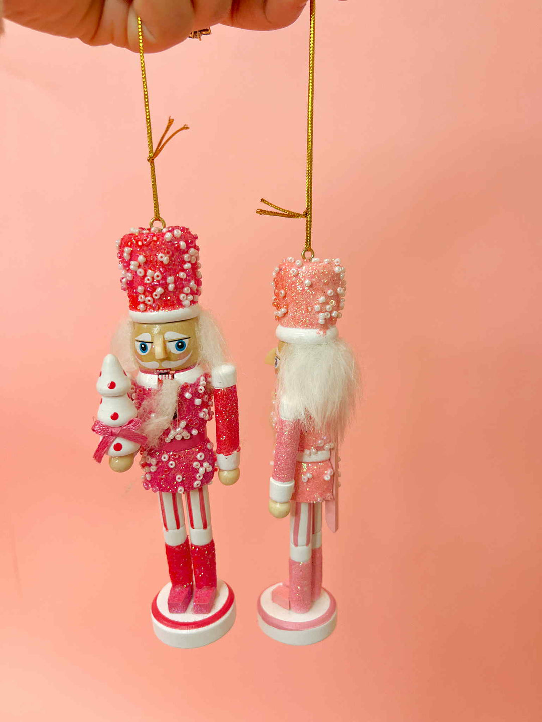 Pink Nutcracker Ornament