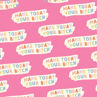 Make Today Your Bitch Sticker