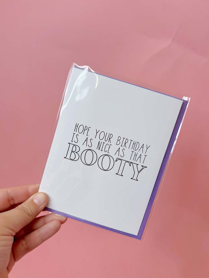 Nice Booty Birthday Card