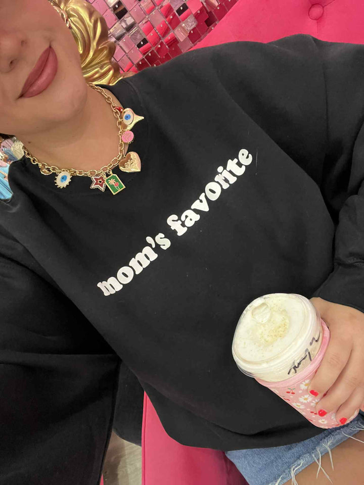 Mom's Favorite Black Sweater