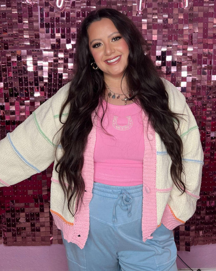 Easy Does It Stripe Cardigan