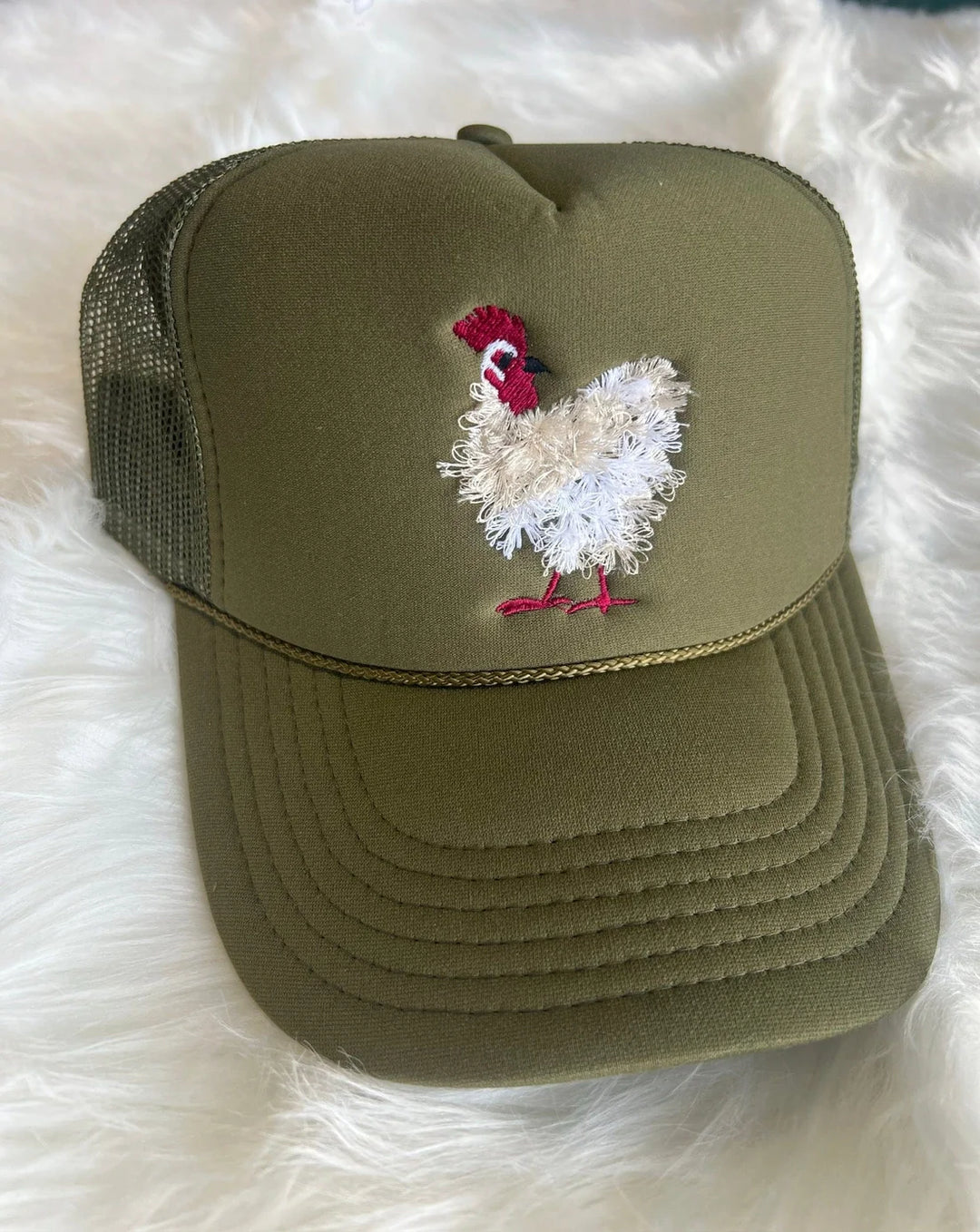 Fluffy Chicken Trucker Hat