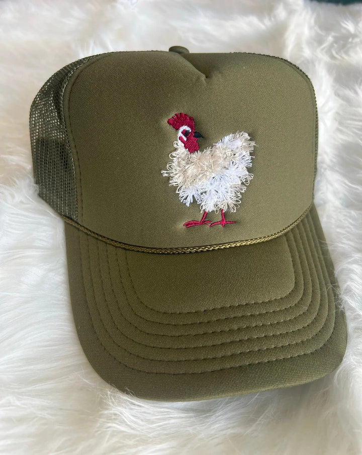 Fluffy Chicken Trucker Hat