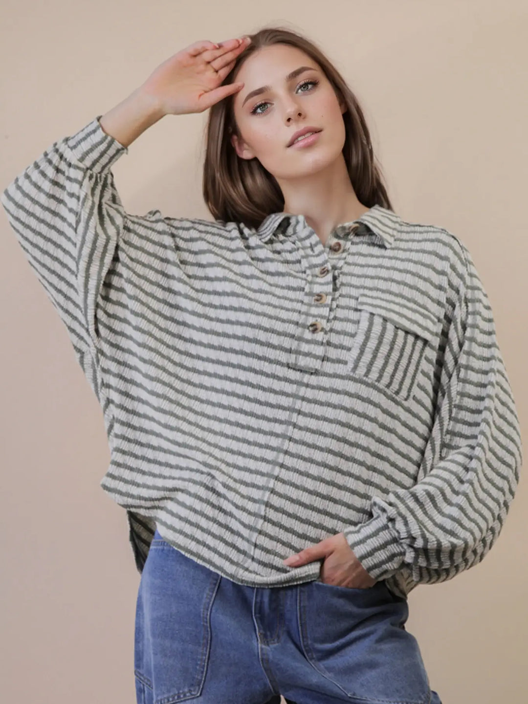 The Zoey Stripe Top