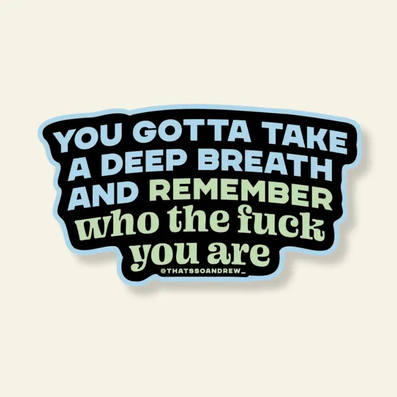 Deep Breath Sticker