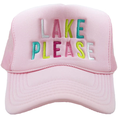 Lake Please Trucker Hat