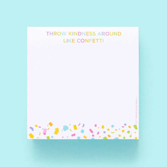 Confetti Sticky Note Pad