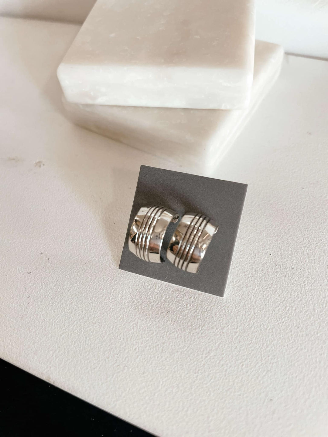 Silver Spirit Hoops #117