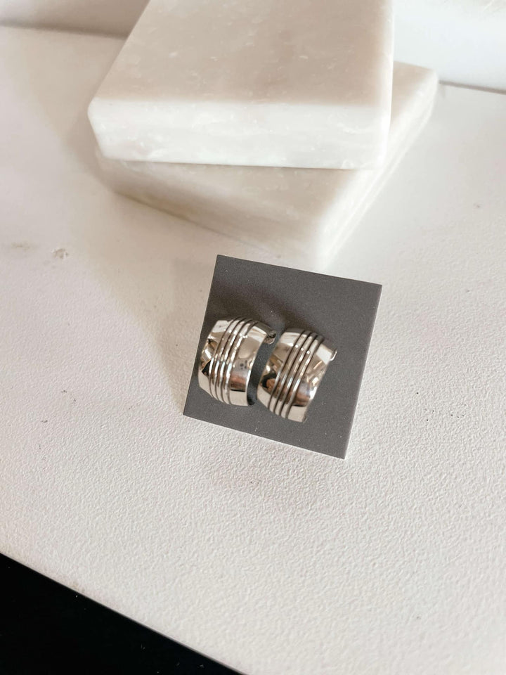 Silver Spirit Hoops #117