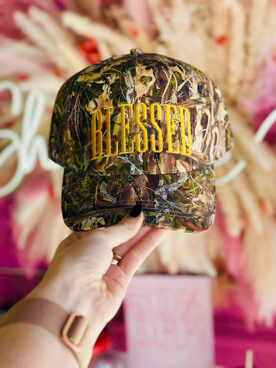 Blessed Camo Trucker Hat