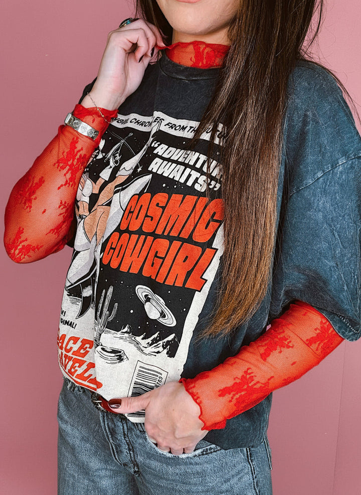 Cosmic Cowgirl Graphic Tee