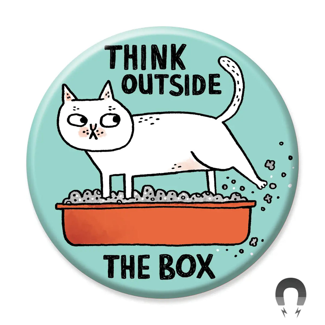 Outside The Litter Box Cat Magnet