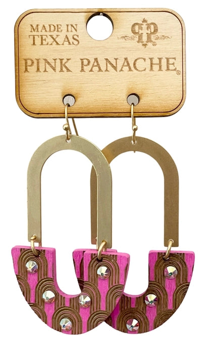 The Sierra Pink & Gold Earring