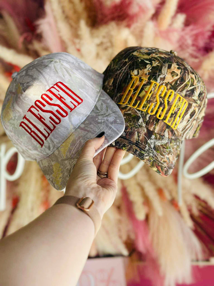 Blessed Camo Trucker Hat