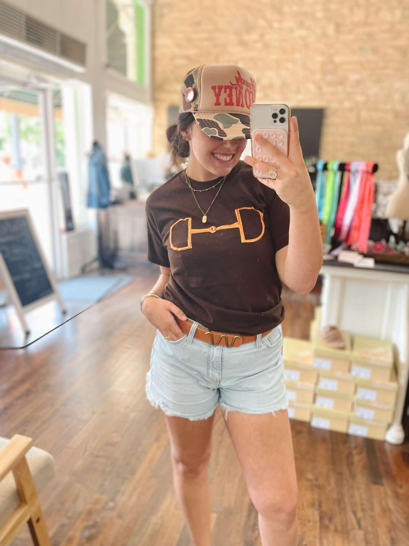 Golden Reins Bit Graphic Tee
