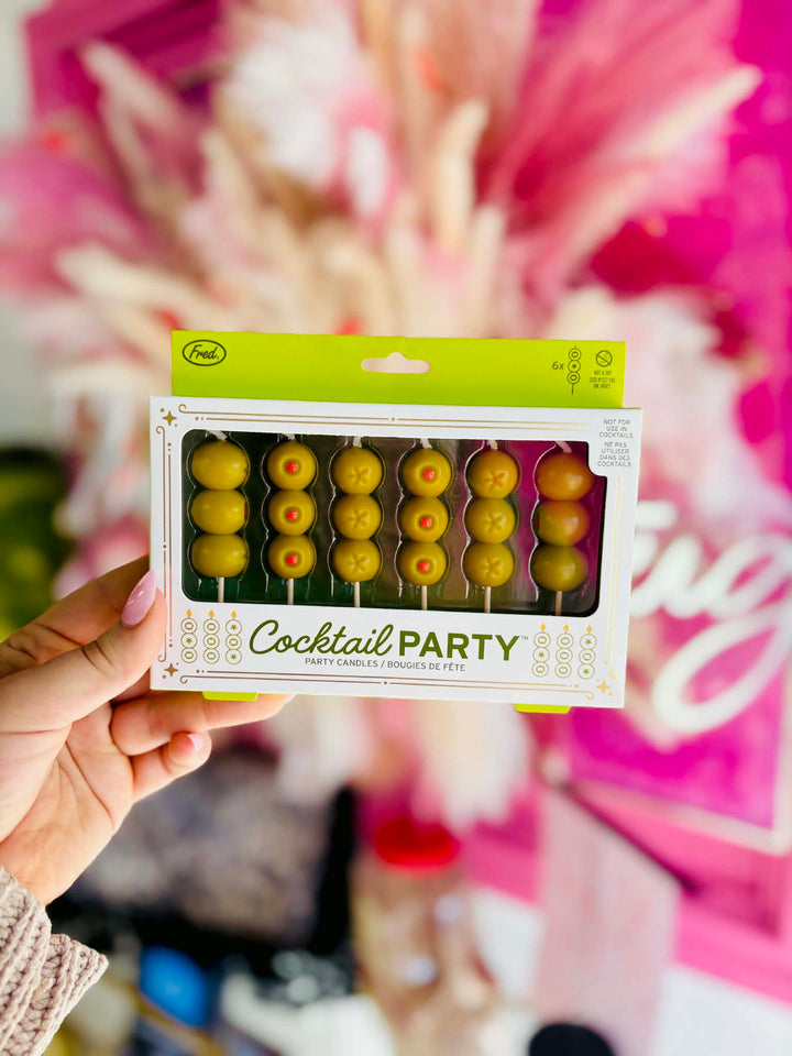 Cocktail Party Olive Candles