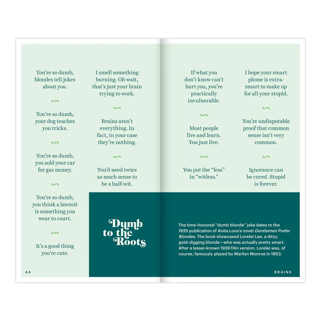 Insults For All Occasions Book