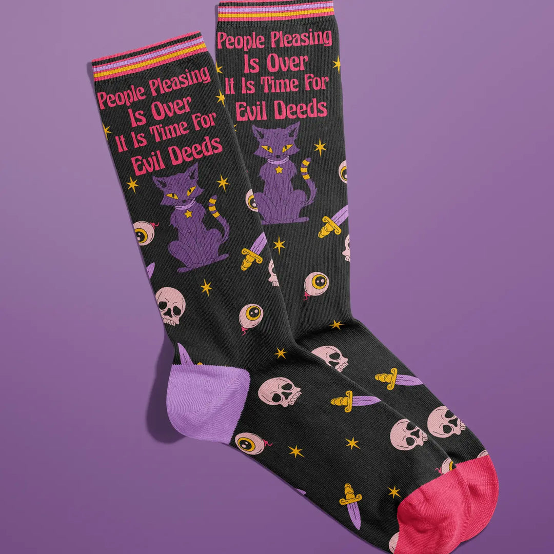 Evil Deeds Socks