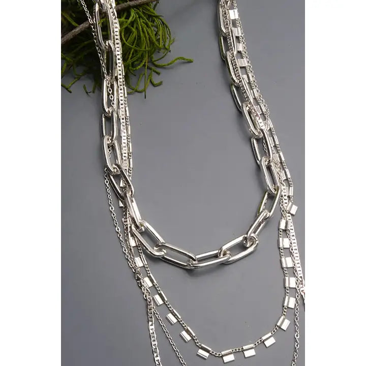 Chunky Chain 4 Layer Necklace