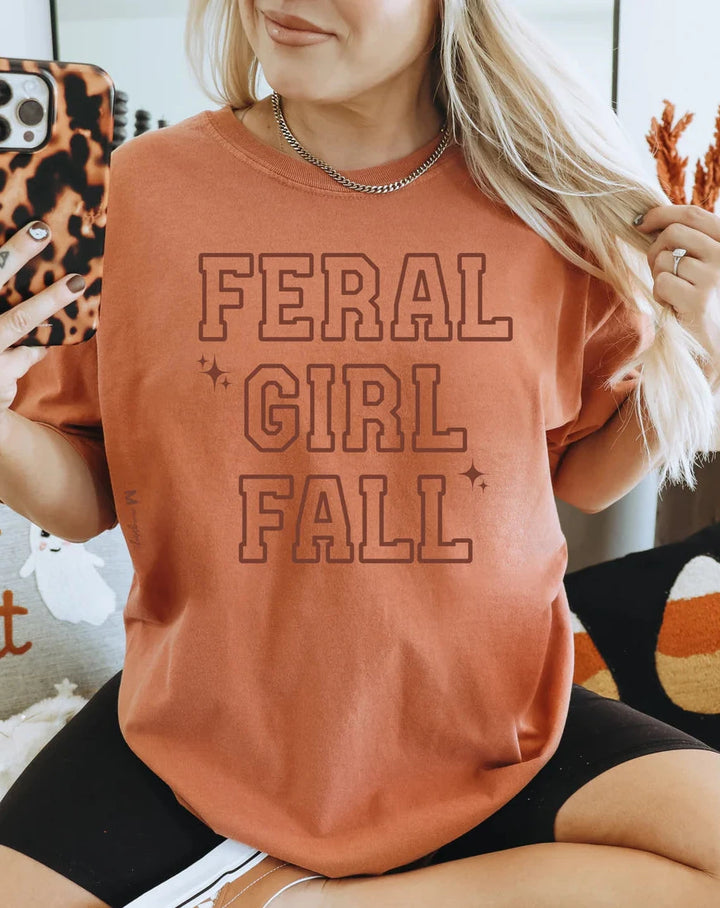 Feral Girl Fall Shirt
