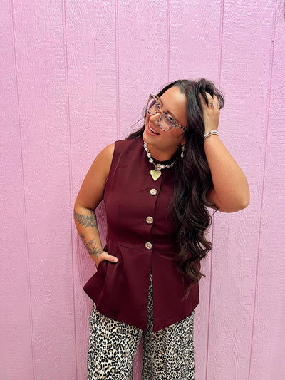 Wine & Dine Vest Top