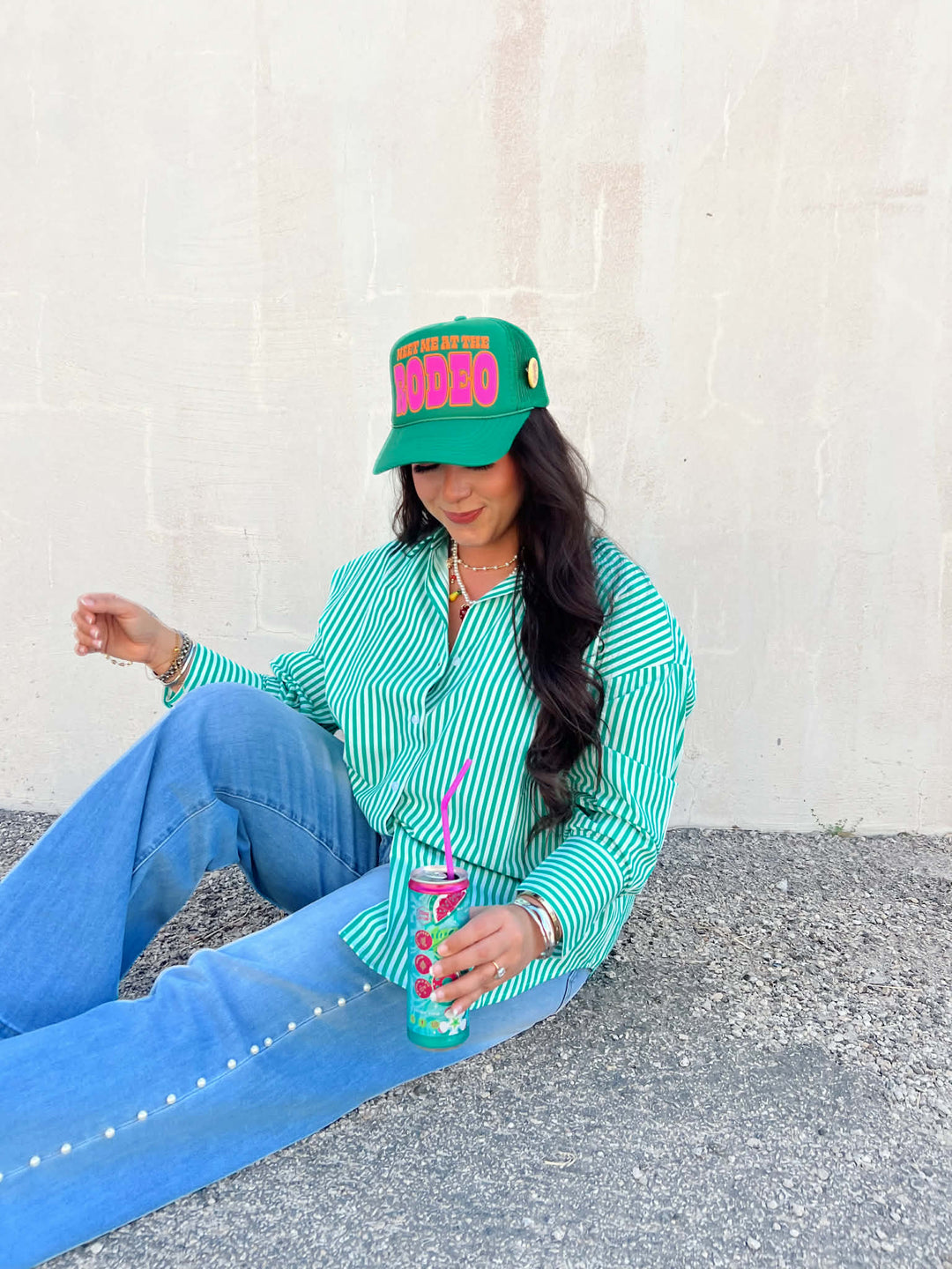 Pearl Party Wide-Leg Jeans