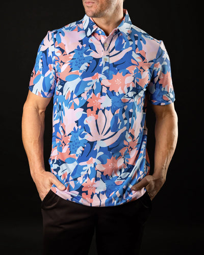 Floral Reef Men's Polo