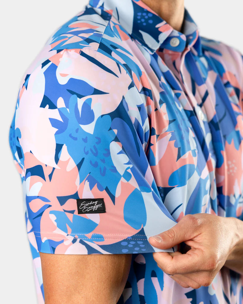 Floral Reef Men's Polo