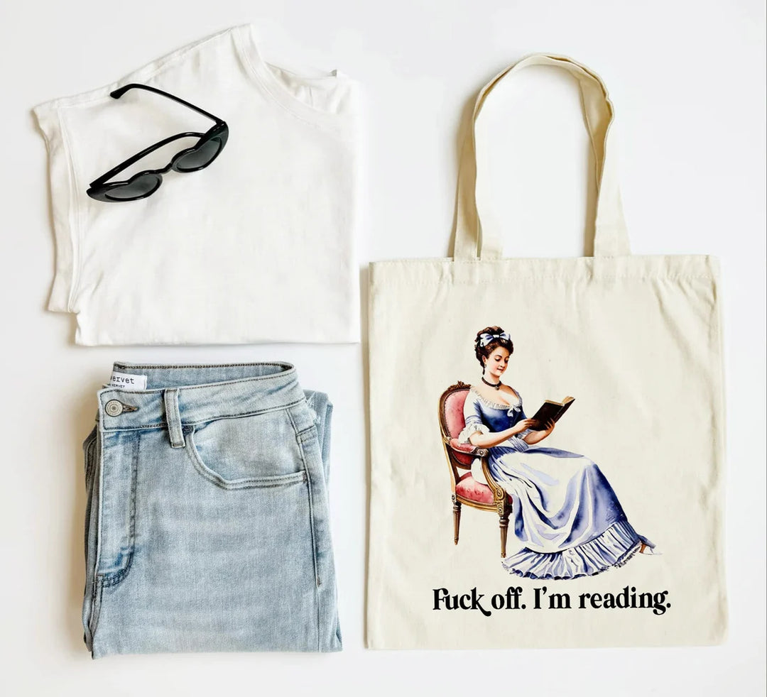 Fuck Off I'm Reading Tote
