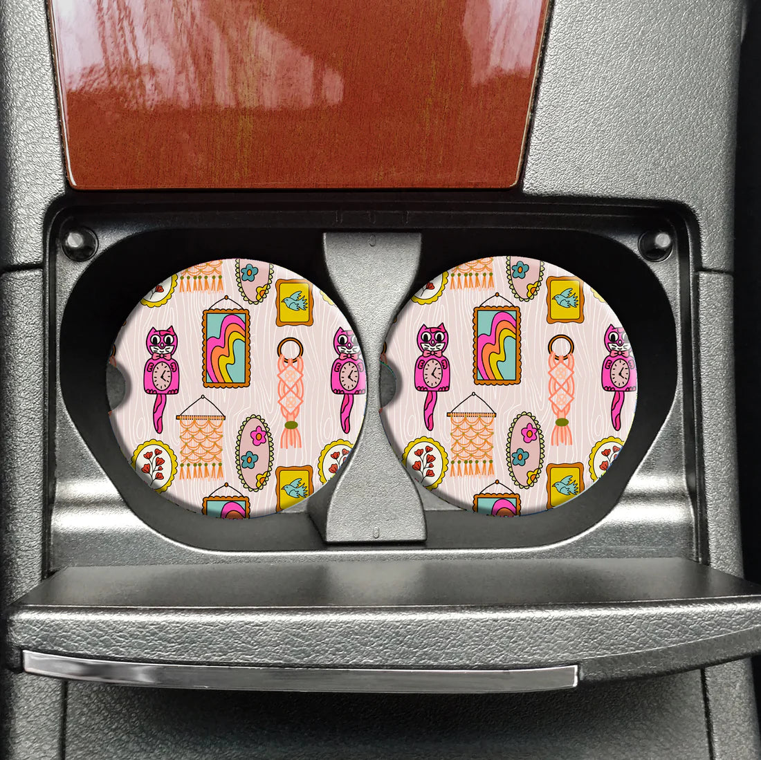 Granny Wall Car Coasters