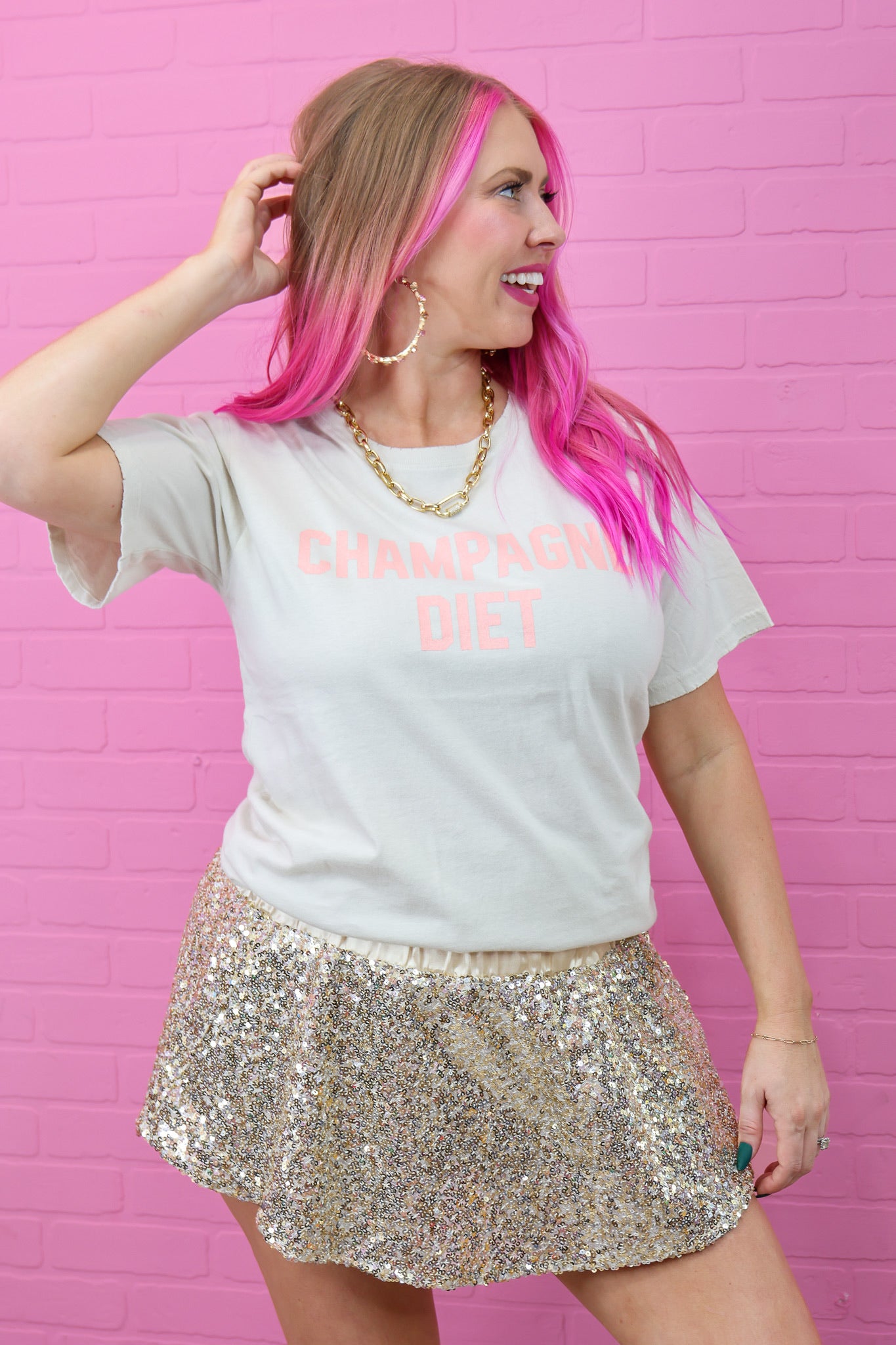 Champagne Diet Graphic Tee