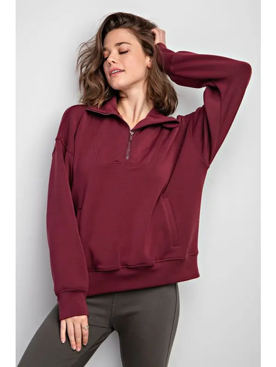 The Tate Quarter Zip Pullover